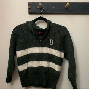Authentic Dartmouth sweater hoodie made from baby alpaca wool yarn!